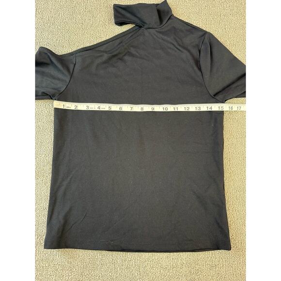 Abercrombie & Fitch Long Sleeve Shirt Cut out Soft as AF Black Size Medium - Picture 4 of 6